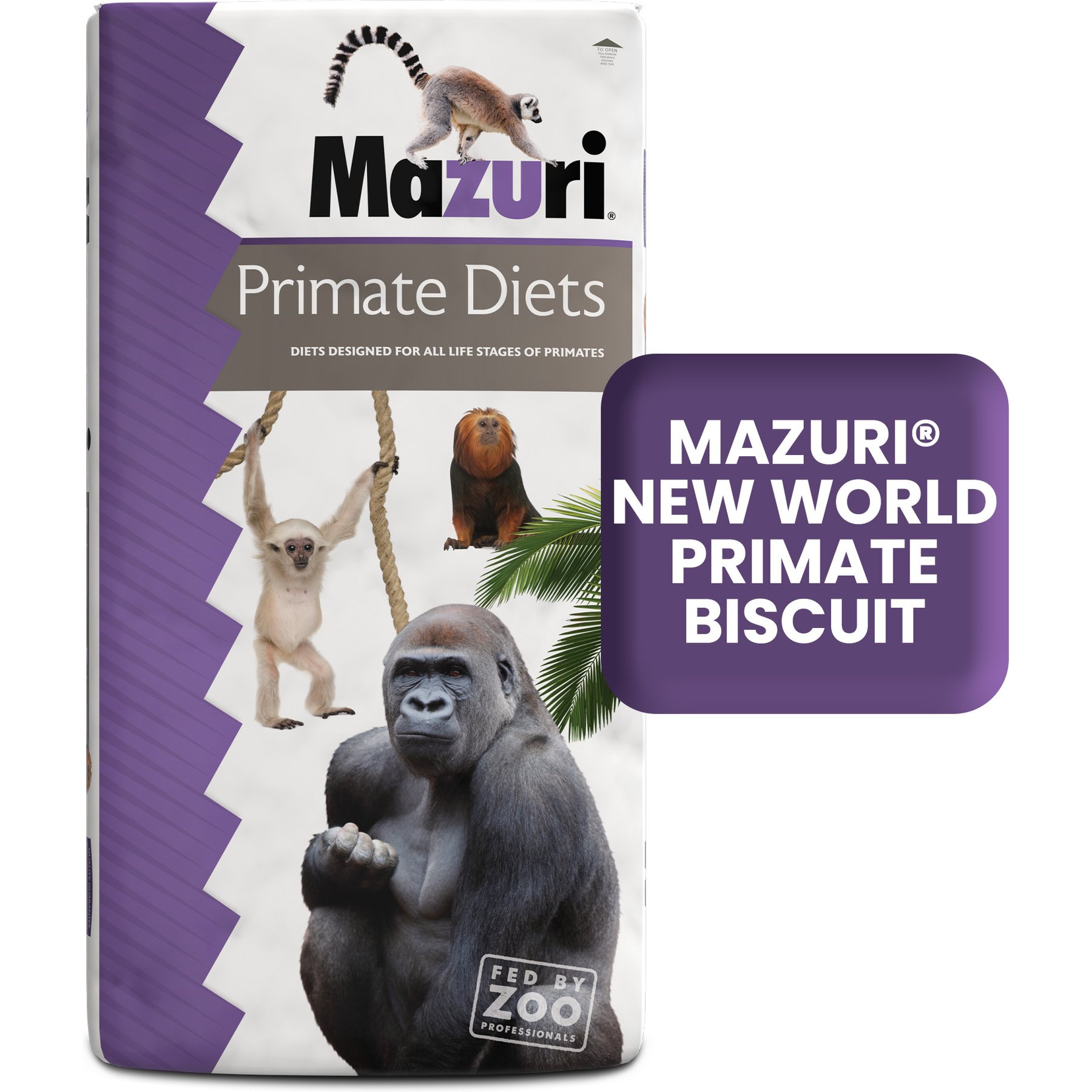 Mazuri New World Primate Biscuit Food, 25-lb bag
