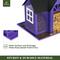 Show in main carousel: Kingsyard Wild Bird House & Triple Feeder, Black/Purple slide 4 of 7