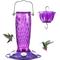 Show in main carousel: Kingsyard 24-oz Glass Hummingbird Feeder with Ant Moat, Purple slide 1 of 9