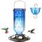 Show in main carousel: Kingsyard 24-oz Leak-Proof Glass Hummingbird Feeder with Ant Moat, Blue slide 6 of 8