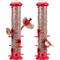 Show in main carousel: Kingsyard Tube Wild Bird Feeder, 2 count, Red slide 1 of 5