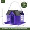 Show in main carousel: Kingsyard Wild Bird House & Triple Feeder, Black/Purple slide 2 of 7