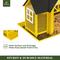 Show in main carousel: Kingsyard Wild Bird House & Triple Feeder, Black/Yellow slide 4 of 7