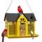 Show in main carousel: Kingsyard Wild Bird House & Triple Feeder, Black/Yellow slide 1 of 7