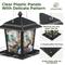 Show in main carousel: Kingsyard Hopper Wild Bird Feeder with Detachable Roof, Black slide 3 of 7