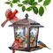 Show in main carousel: Kingsyard Hopper Wild Bird Feeder with Detachable Roof, Antique Bronze slide 7 of 8