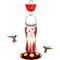 Show in main carousel: Kingsyard 25-oz Leak Proof Glass Hummingbird Feeder with Ant Moat, Red slide 1 of 9