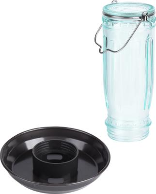 Show full view: Kingsyard Glass Waterer Wild Bird Feeder, Green slide 2 of 10