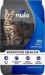 Nulo Digestive Health Chicken & Whitefish Adult Dry Cat Food, 10-lb bag