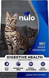 Nulo Digestive Health Chicken & Whitefish Adult Dry Cat Food, 4.5-lb bag