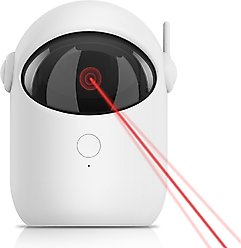 PawsPik Automatic Rechargeable Interactive Alien Laser Cat Toy, White, 1 Count