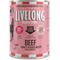 Show in main carousel: Livelong Healthy & Strong Adut High-Protein Beef & Sweet Potato Recipe Pate Wet Dog Food, 12.5-oz can, case of 12 slide 1 of 8
