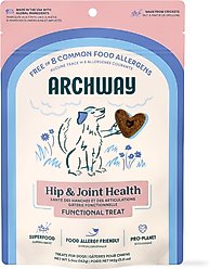Archway Hip & Joint Health Functional Soft & Chewy Treat Supplement for Dogs, 5-oz bag