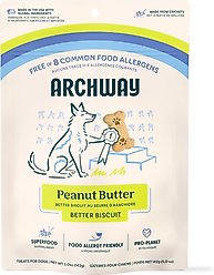 Archway Better Biscuit Peanut Butter Crunchy Dog Treats, 5-oz bag