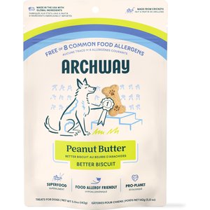 Archway Better Biscuit Peanut Butter Crunchy Dog Treats, 5-oz bag