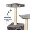 Show in main carousel: Frisco 52-in Faux Fur Cat Tree & Condo, Gray slide 3 of 8