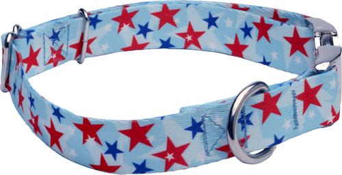 Show full view: Country Brook Petz Premium American Celebration Dog Collar, X-Large: 18 to 26-in neck, 1-in wide slide 4 of 5