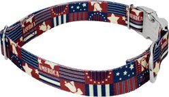 Country Brook Petz Premium Spirit of '76 Dog Collar, Small: 11 to 13-in neck, 5/8-in wide slide 2 of 7