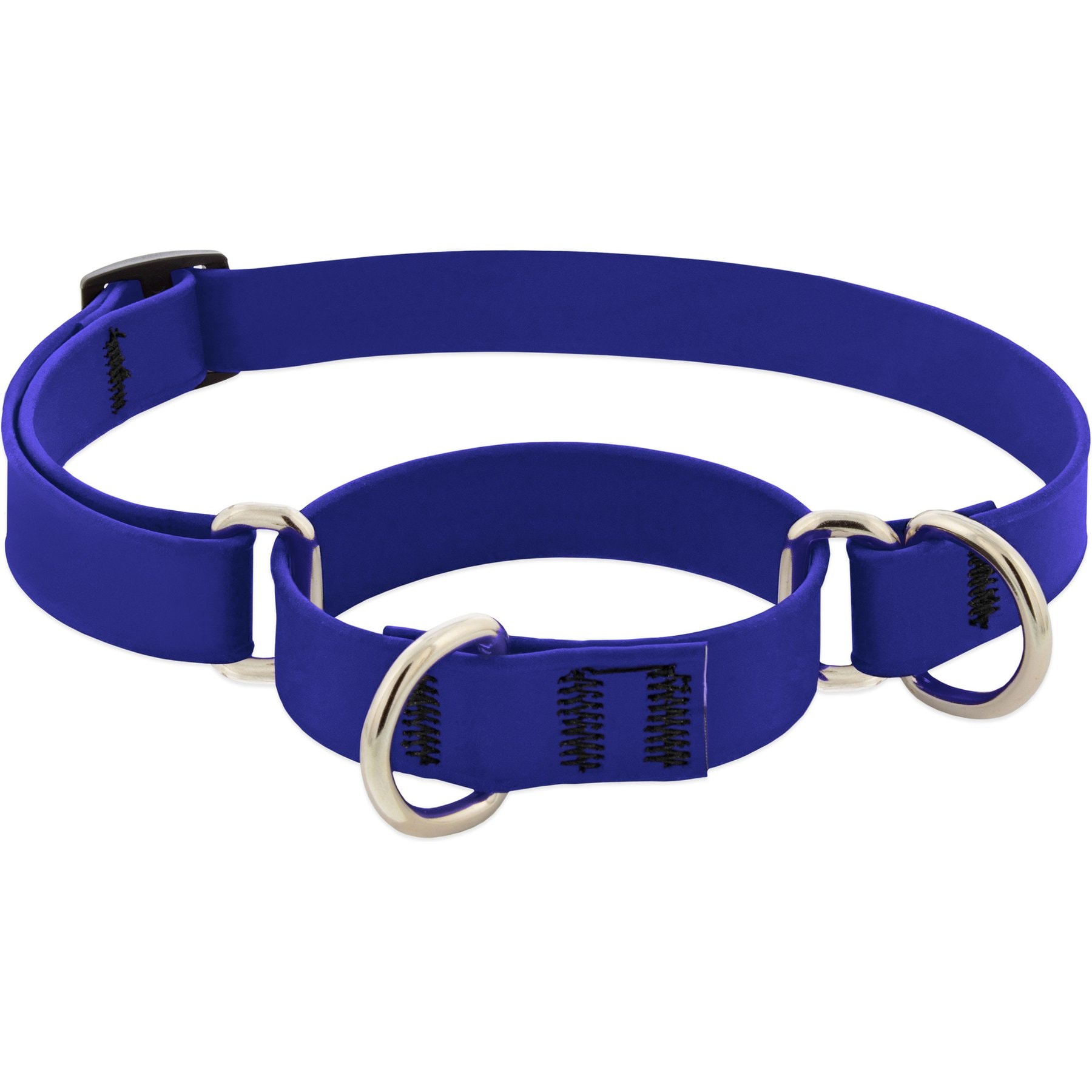 LupinePet Waterproof BioThane Martingale Dog Collar, True Blue, Small: 10 to 14-in
