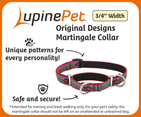 Show full view: LupinePet Martingale Dog Collar, Dapper Dog, Small: 10 to 14-in slide 3 of 8