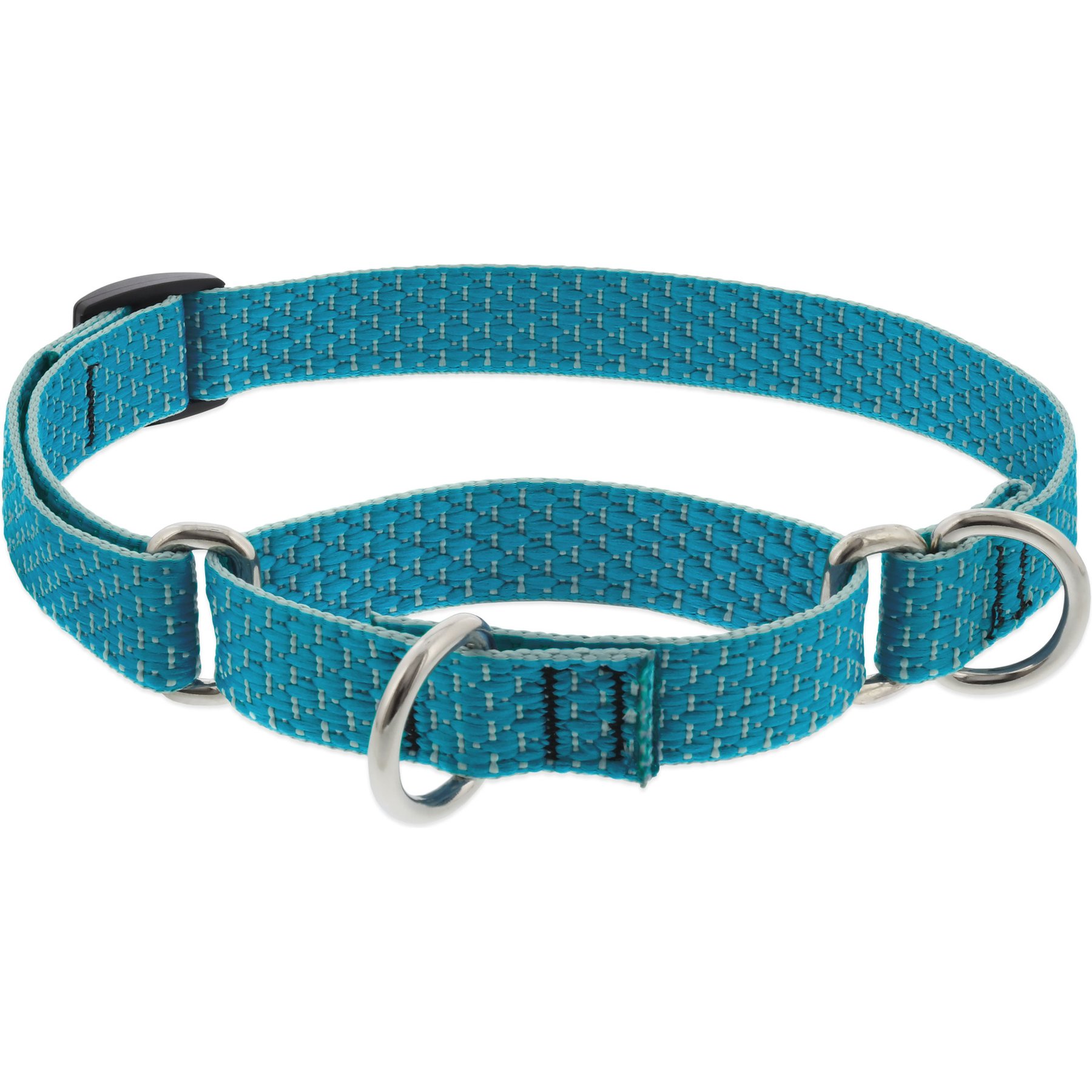 LupinePet ECO Recycled Martingale Dog Collar, Tropical Sea, Small: 10 to 14-in