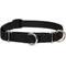 Show in main carousel: LupinePet Basic Solid Martingale Dog Collar, Black, Medium: 14 to 20-in slide 1 of 7