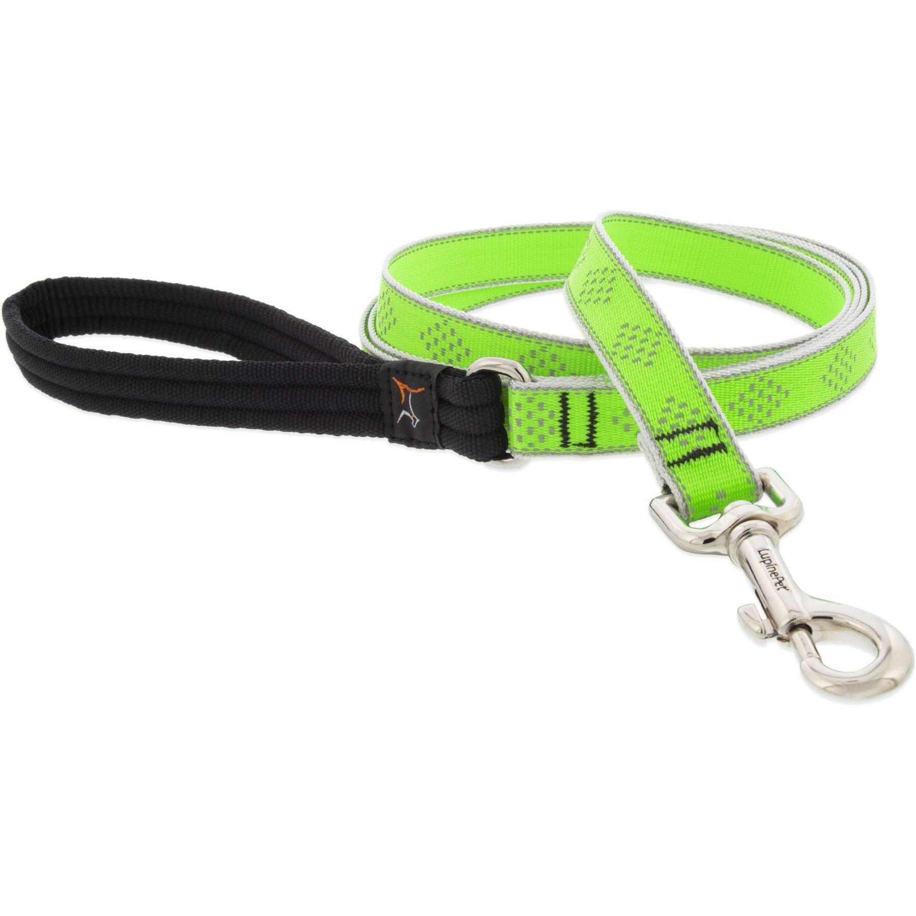 LupinePet Reflective Padded Handle Dog Leash