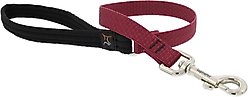 LupinePet ECO Recycled Padded Handle Dog Leash, Berry, Short: 2-ft long, 3/4-in wide