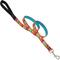 Show in main carousel: LupinePet Padded Handle Dog Leash, Crazy Daisy, Regular: 6-ft long, 3/4-in wide slide 1 of 6