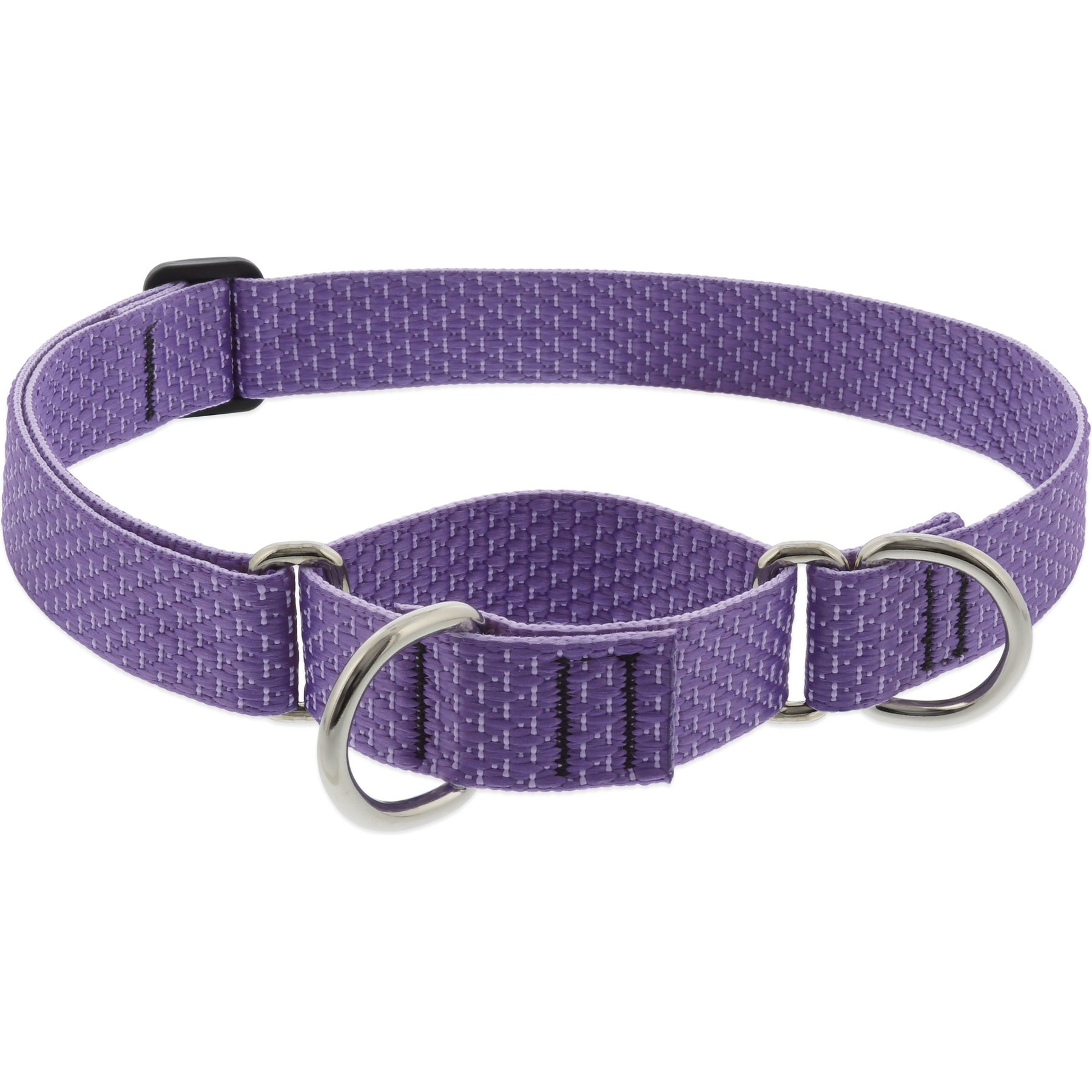 LupinePet ECO Recycled Martingale Dog Collar, Lilac, Large: 15 to 22-in