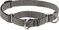 LupinePet ECO Recycled Martingale Dog Collar, Granite, Small: 10 to 14-in
