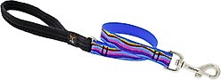 LupinePet Padded Handle Dog Leash, Ripple Creek, Short: 2-ft long, 3/4-in wide