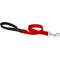 Show in main carousel: LupinePet Basic Solid Padded Handle Dog Leash, Red, Short: 2-ft long, 3/4-in wide slide 1 of 6