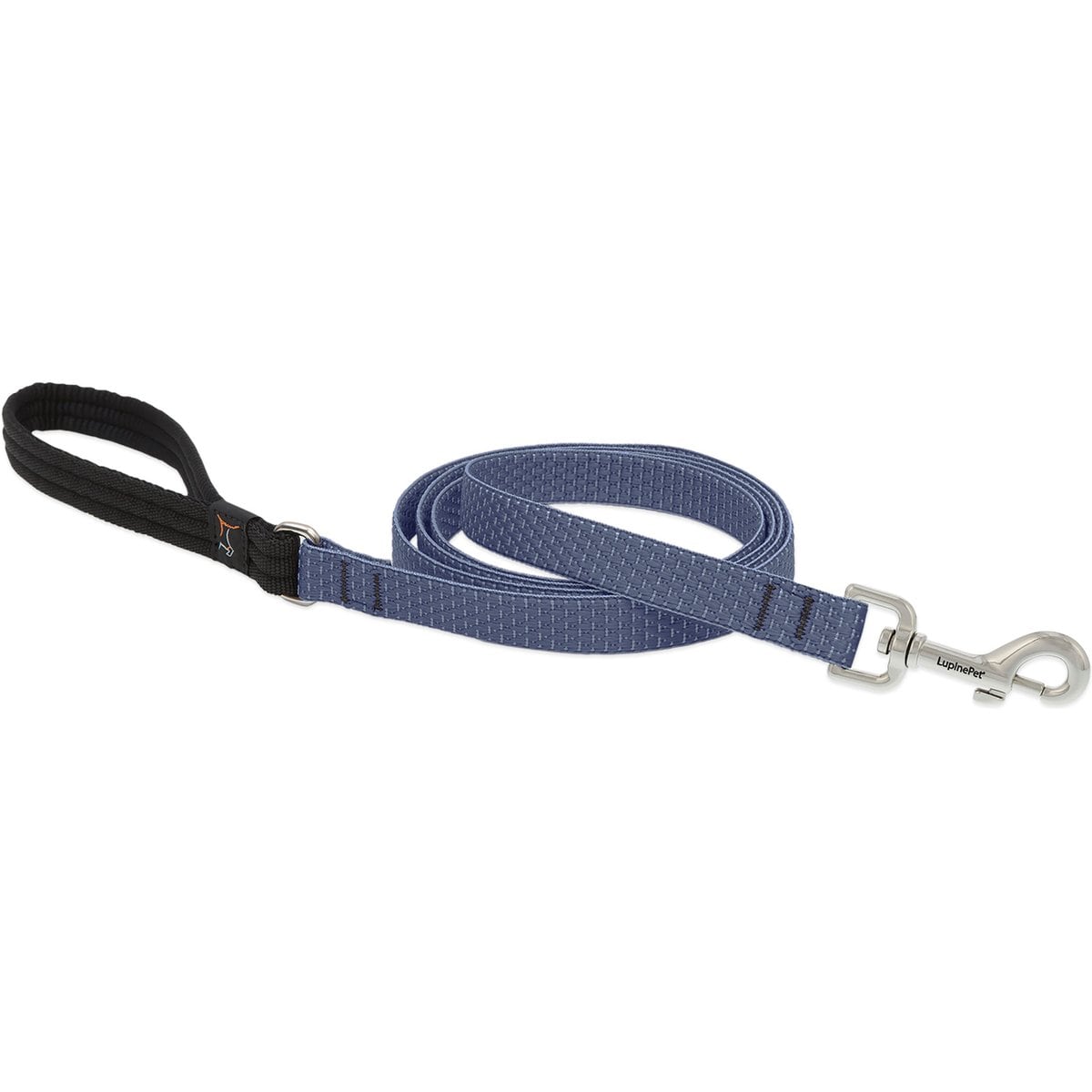 LupinePet ECO Recycled Padded Handle Dog Leash, Mountain Lake, Regular: 6-ft long, 3/4-in wide