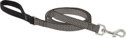 LupinePet ECO Recycled Padded Handle Dog Leash, Granite, Regular: 4-ft long, 3/4-in wide