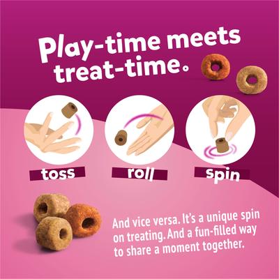 Show full view: Friskies Playfuls with Salmon & Shrimp Flavor Cat Treats, 6-oz pouch slide 5 of 11