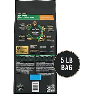 Purina Pro Plan Adult Toy Breed Chicken & Rice Formula Dry Dog Food, 5-lb bag