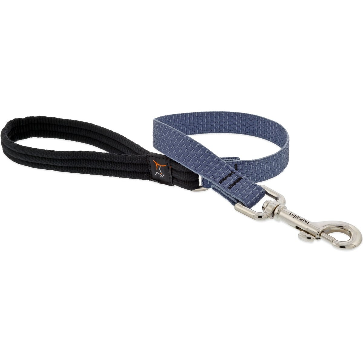 LupinePet ECO Recycled Padded Handle Dog Leash, Mountain Lake, Short: 2-ft long, 3/4-in wide