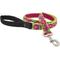 Show in main carousel: LupinePet Padded Handle Dog Leash, Petunias, Regular: 6-ft long, 1-in wide slide 1 of 6