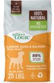 Nature's Logic 100% Natural Canine Duck & Salmon Meal Feast All Life Stages Dry Dog Food, 25-lb bag