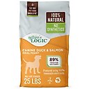 Nature's Logic 100% Natural Canine Duck & Salmon Meal Feast All Life Stages Dry Dog Food, 25-lb bag
