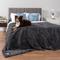 Show in main carousel: PetAmi Fluffy Waterproof Cat & Dog Blanket, Grey, Large slide 3 of 10