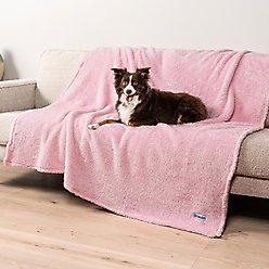 PetAmi Fluffy Waterproof Cat & Dog Blanket, Pink, X-Large slide 1 of 9