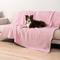 Show in main carousel: PetAmi Fluffy Waterproof Cat & Dog Blanket, Pink, X-Large slide 1 of 11