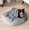 Show in main carousel: PetAmi Fluffy Waterproof Cat & Dog Blanket, Light Grey, Medium slide 4 of 12