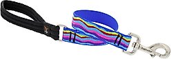 LupinePet Padded Handle Dog Leash, Ripple Creek, Short: 2-ft long, 1-in wide