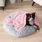 Show in main carousel: PetAmi Fluffy Waterproof Cat & Dog Blanket, Pink, Small slide 3 of 10