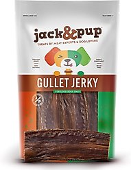 Jack & Pup 6-inch Joint Health Flat Beef Gullet Dog Chews, 25 count