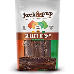 Jack & Pup 6-inch Joint Health Flat Beef Gullet Dog Chews, 25 count