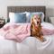 Show in main carousel: PetAmi Fluffy Waterproof Cat & Dog Blanket, Pink, X-Large slide 5 of 11